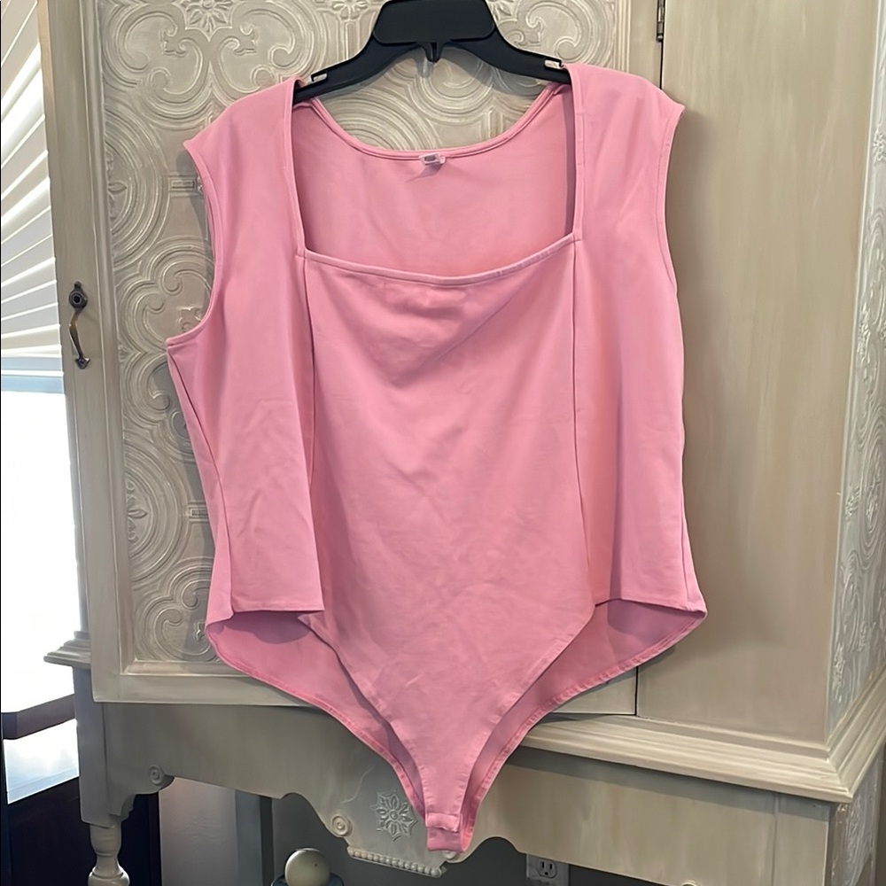 Pink Women's Bodysuit
